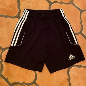 Black and White Adidas Shorts